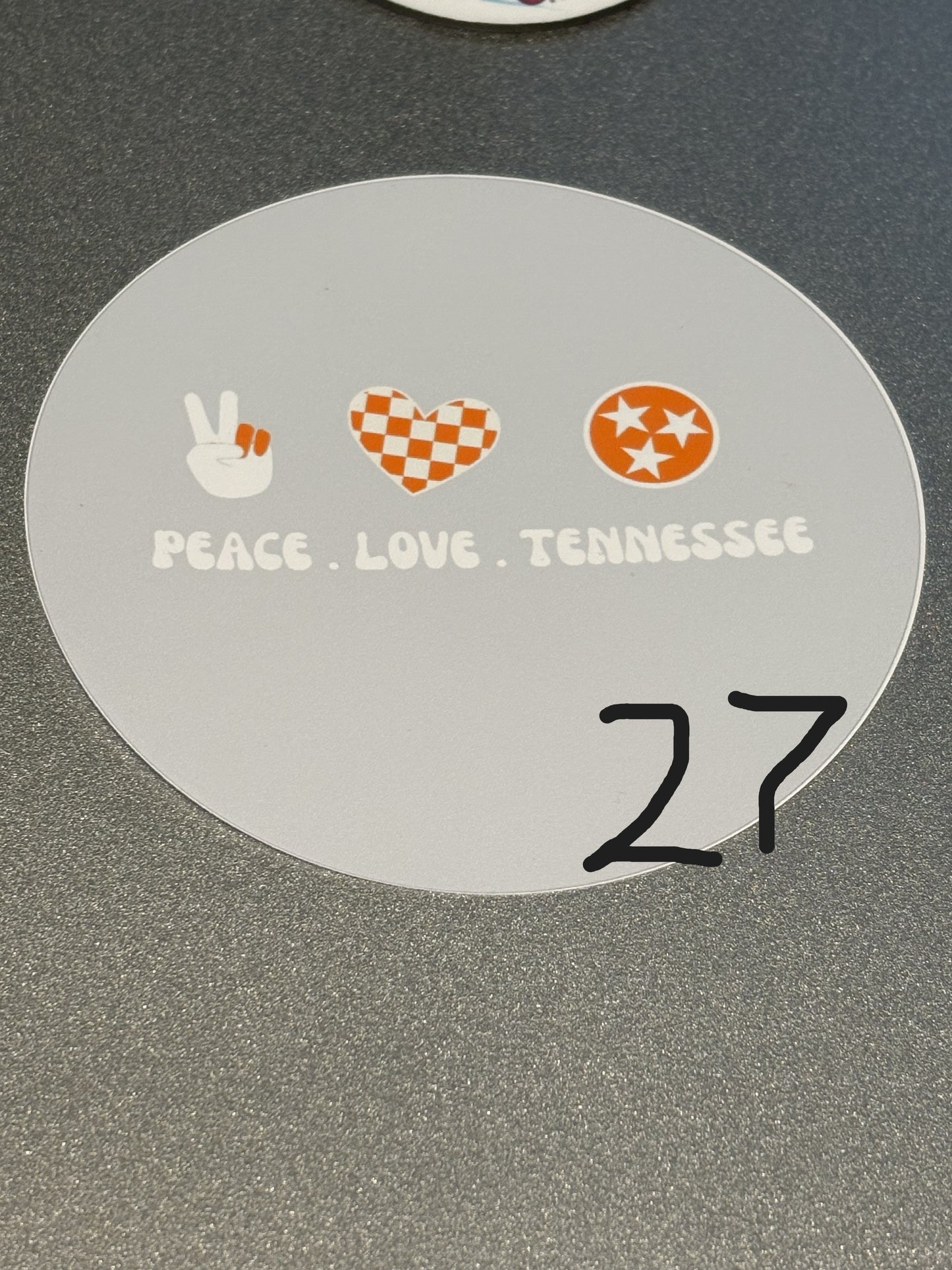 Tennessee Vols Football 3" **Buttons** . Set of 6. Choose Images.