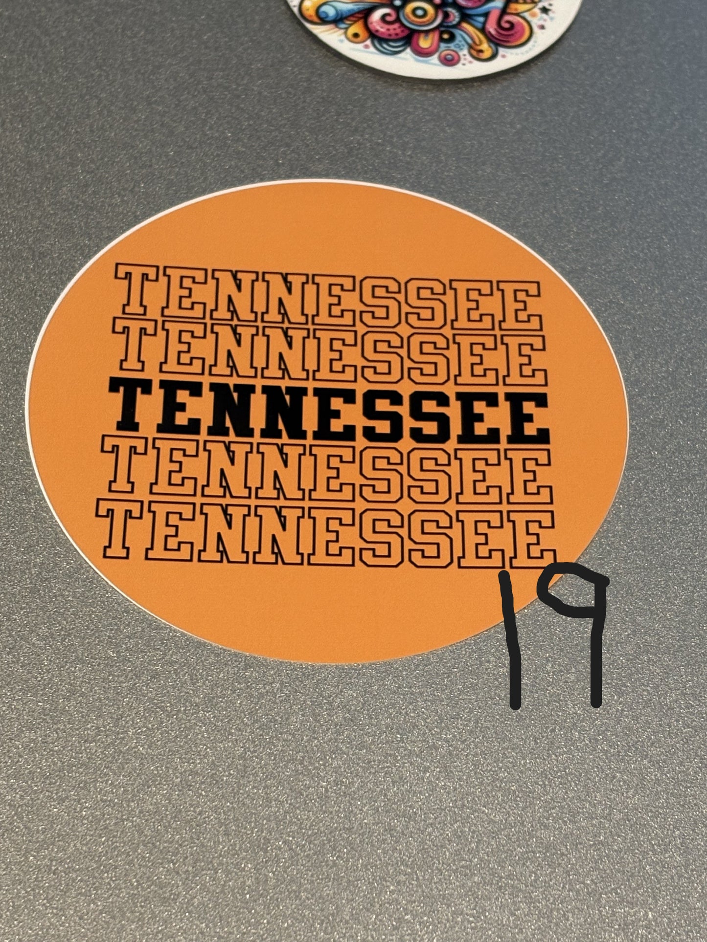 Tennessee Vols Football 3" **Buttons** . Set of 6. Choose Images.