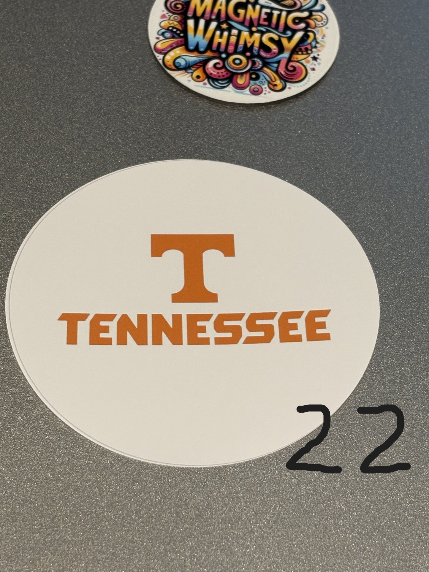 Tennessee Vols Football 3" **Buttons** . Set of 6. Choose Images.