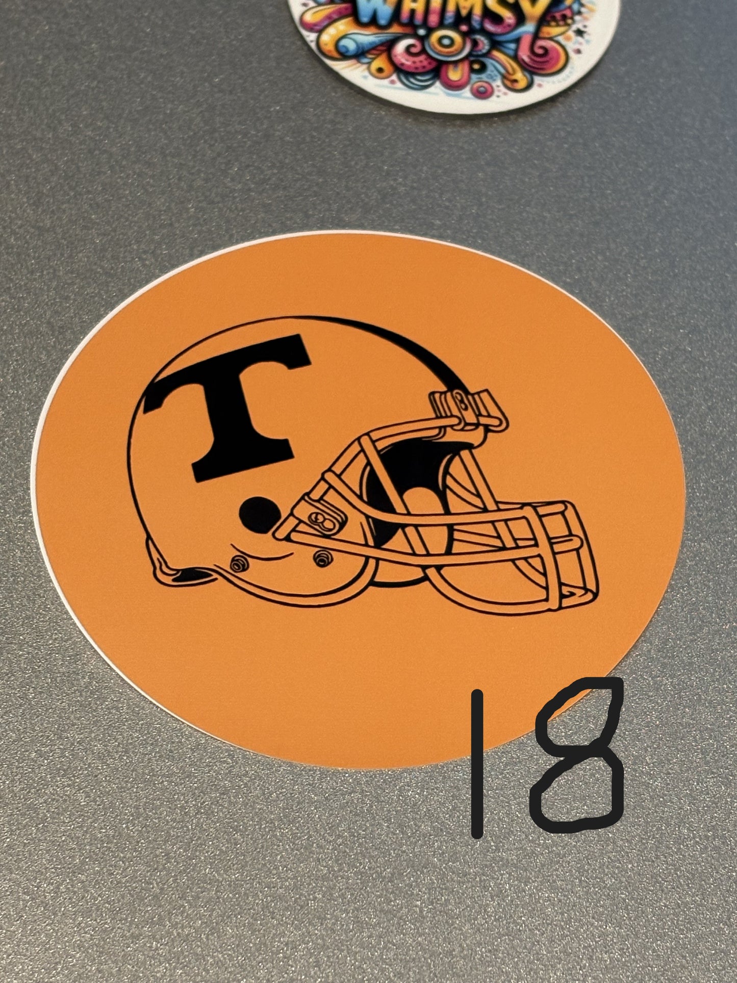 Tennessee Vols Football 3" **Buttons** . Set of 6. Choose Images.