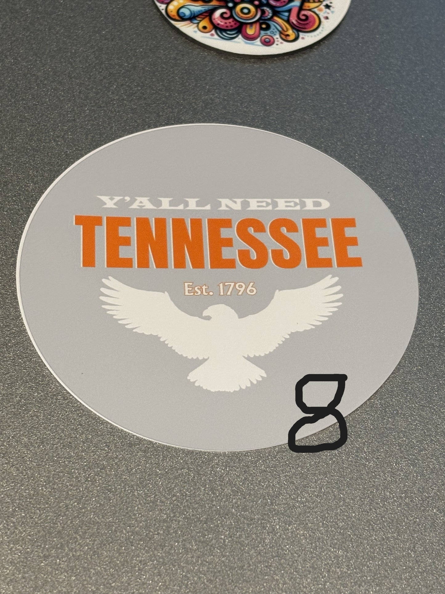 Tennessee Vols Football 3" **Buttons** . Set of 6. Choose Images.