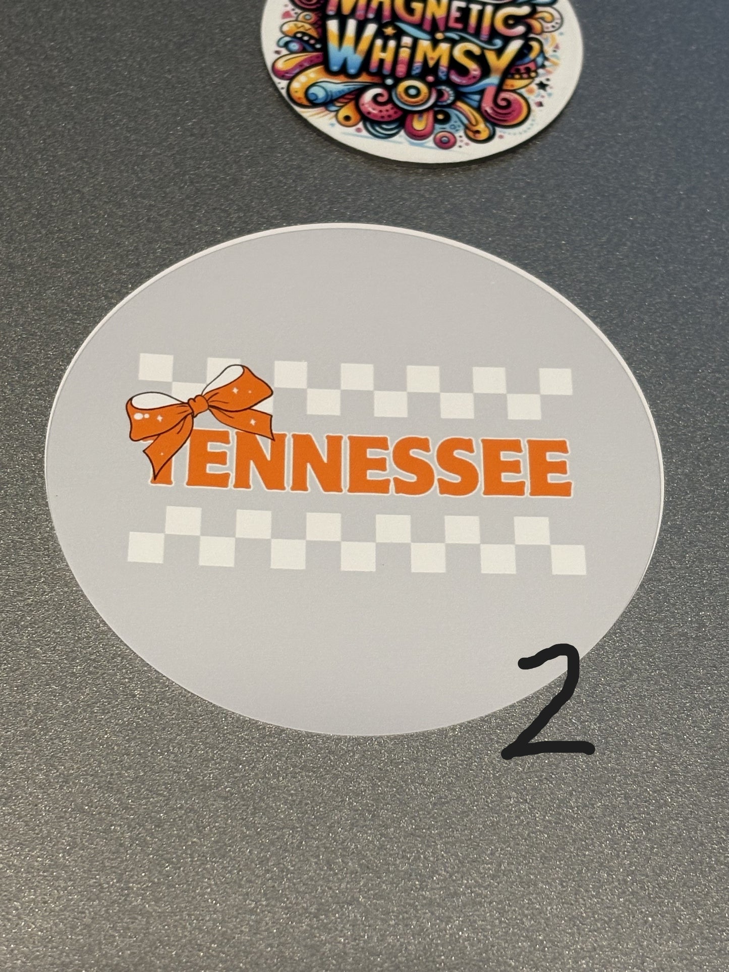 Tennessee Vols Football 3" **Buttons** . Set of 6. Choose Images.