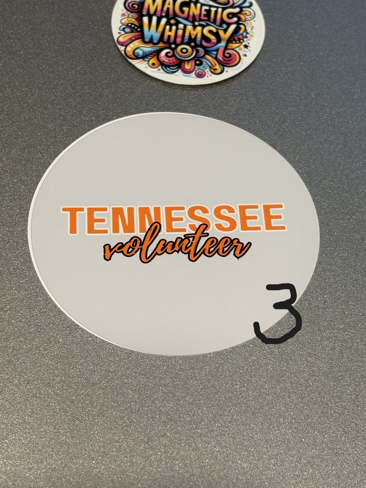 Tennessee Vols Football 3" **Buttons** . Set of 6. Choose Images.