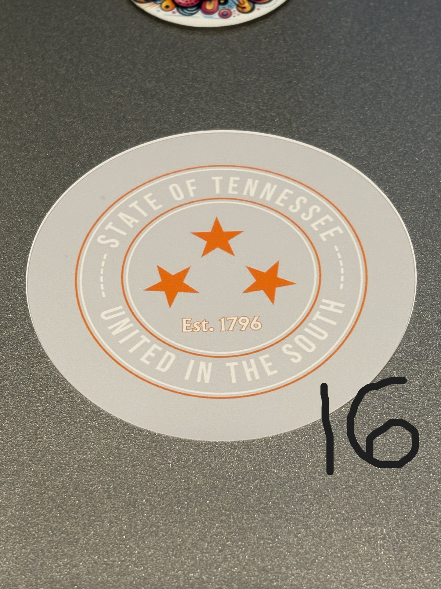 Tennessee Vols Football 3" **Buttons** . Set of 6. Choose Images.