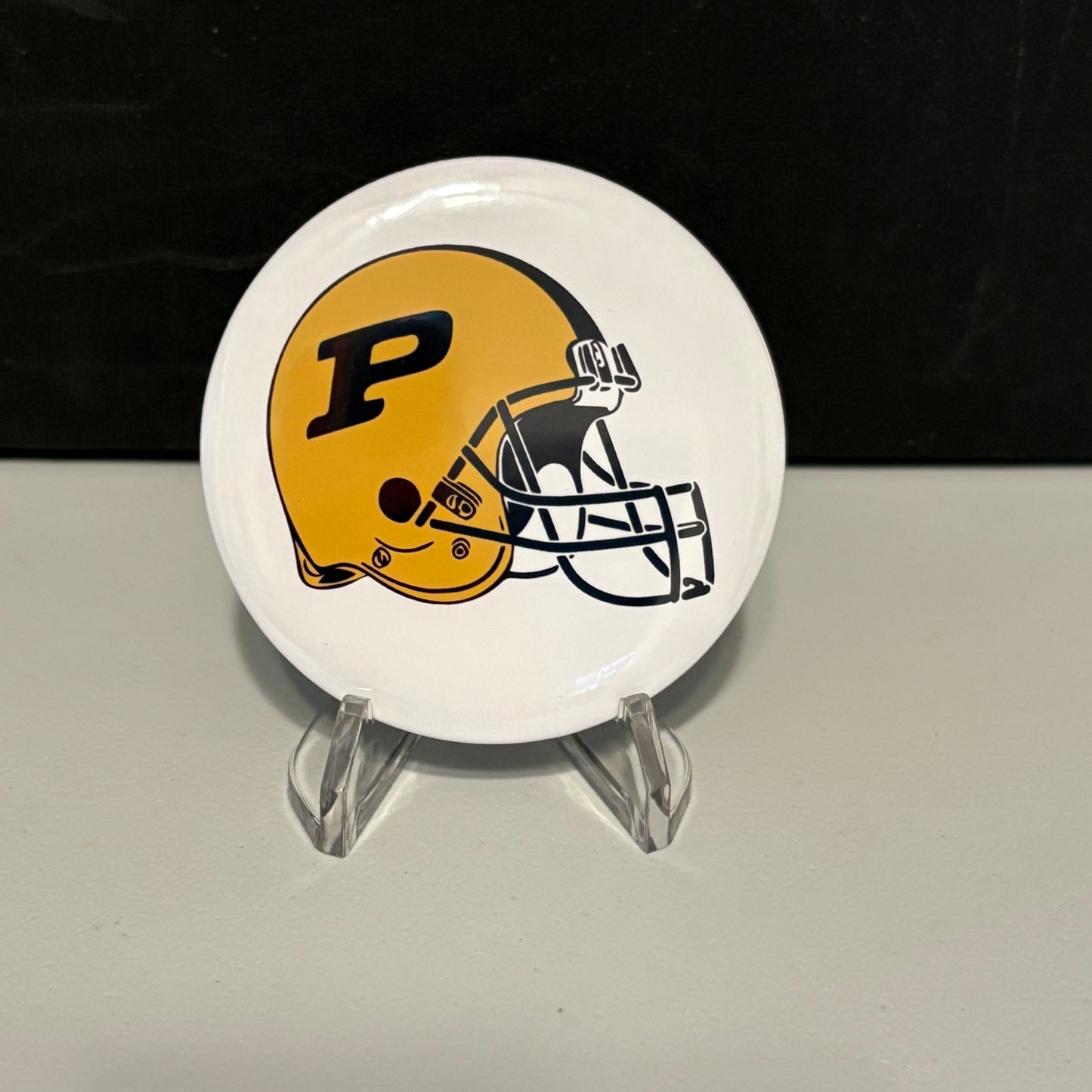 Purdue University Buttons. Set of 5 Football Boilermakers Tailgate Party Support