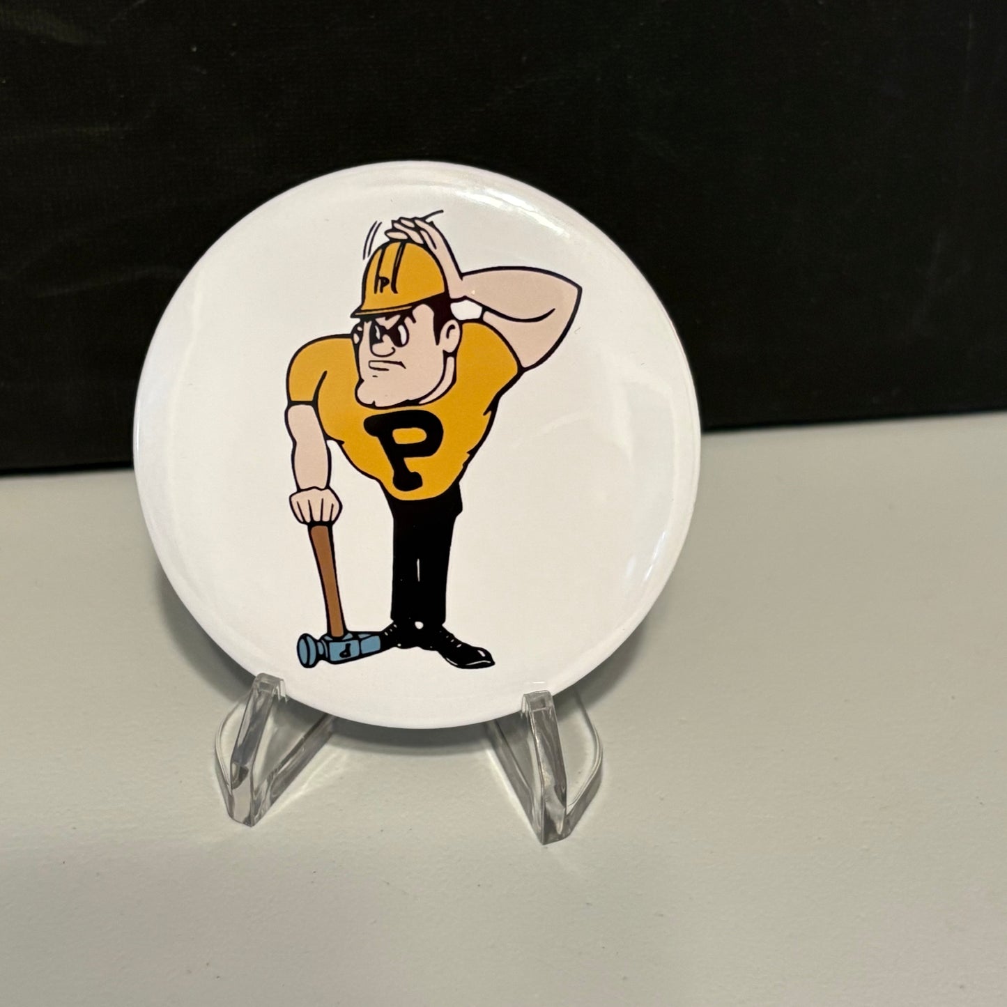 Purdue University Buttons. Set of 5 Football Boilermakers Tailgate Party Support