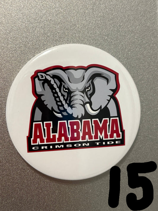Alabama Crimson Tide Football 3"  **Button** Your choice.