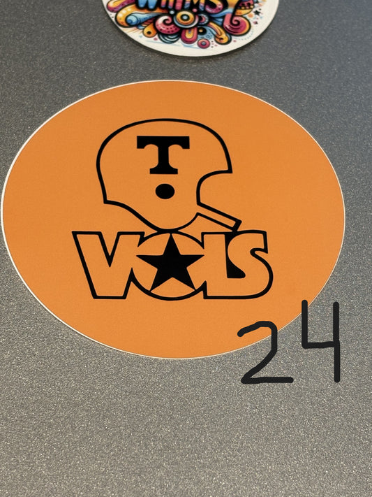 Tennessee Vols Football 3"  **MAGNET** Your choice.