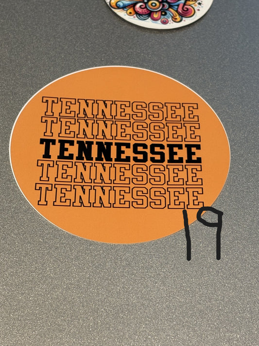 Tennessee Vols Football 3"  **Buttons** . Set of 6. Choose Images.