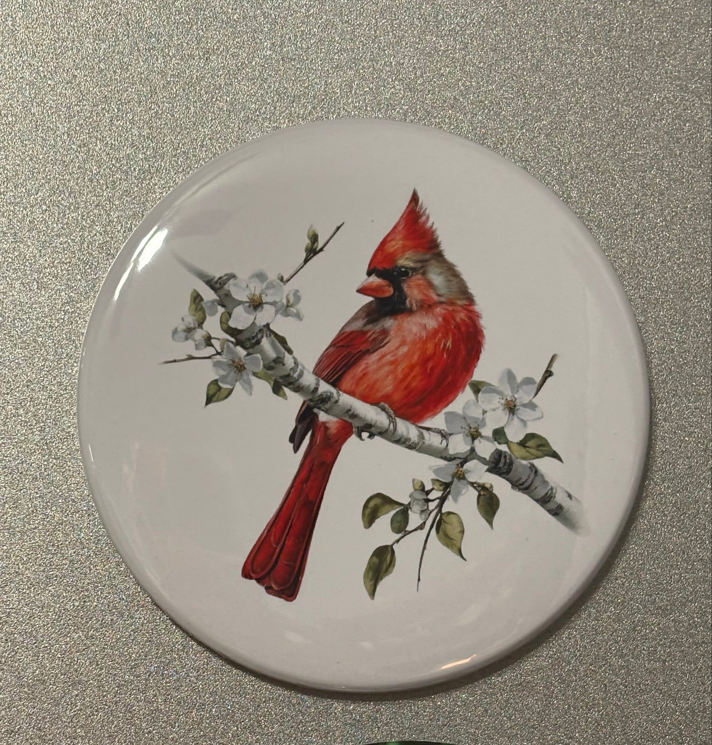 4 magnet set. 3" Round. Cardinal Magnets Small Business Saturday SALE!!! $10.00