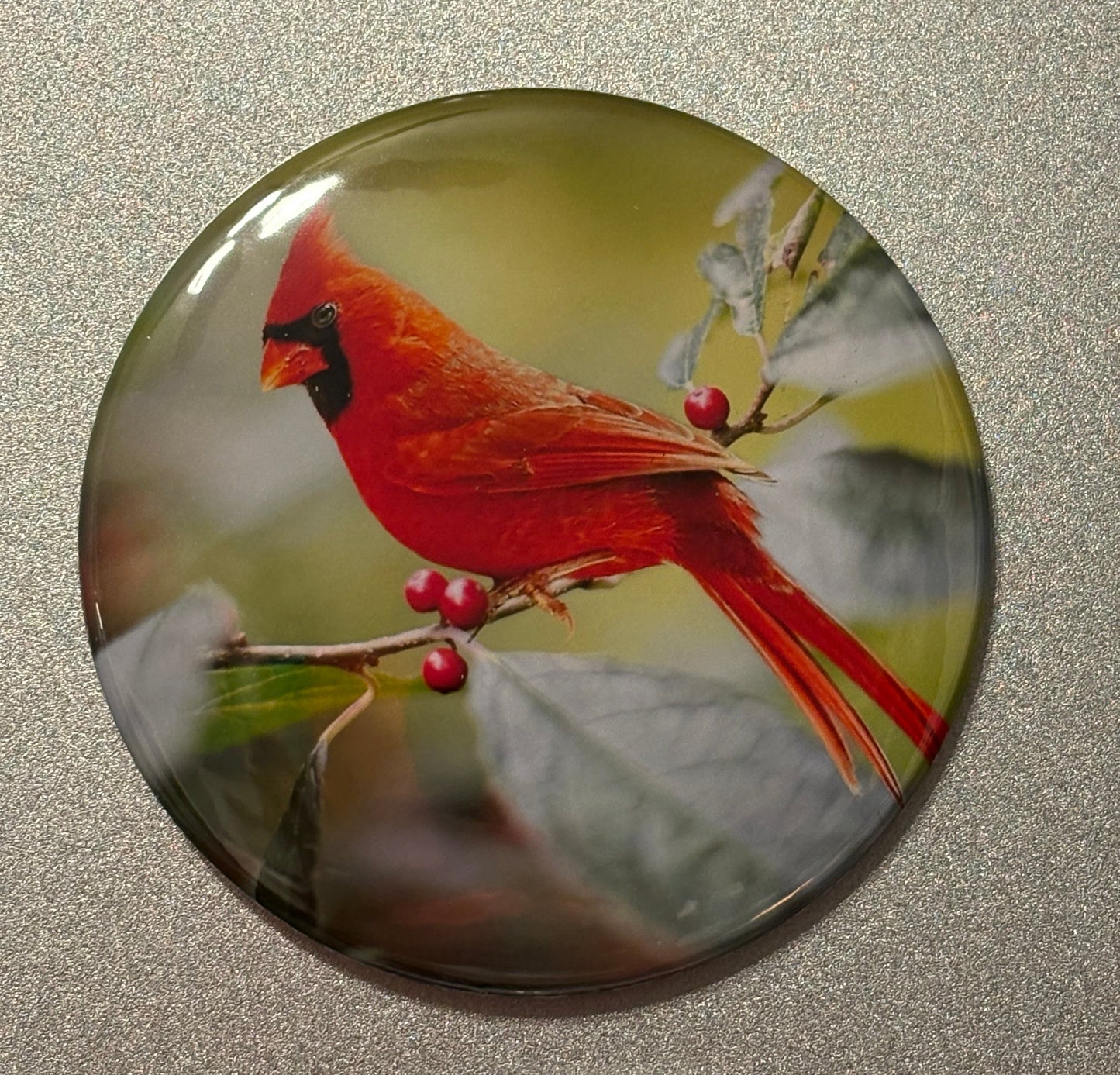 4 magnet set. 3" Round. Cardinal Magnets Small Business Saturday SALE!!! $10.00